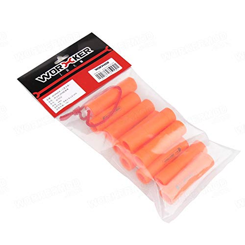 WORKER 10PCS Mega to Elite Darts Adaptor for Nerf N-Strike Mega RotoFury Blaster Toy