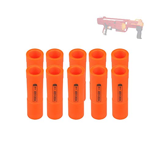 WORKER 10PCS Mega to Elite Darts Adaptor for Nerf N-Strike Mega RotoFury Blaster Toy