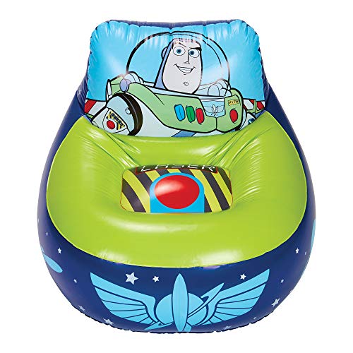 Worlds Apart Toy Story 4-Sillón de juguete hinchable infantil, color blue/green, One size (288TOY)