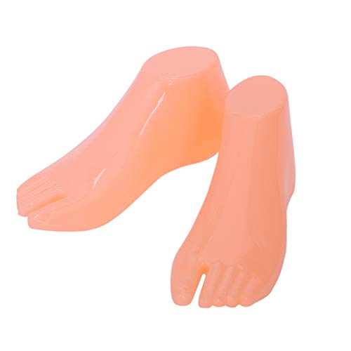 WOVELOT Pares de maniqui de pie de plastico Duro Herramientas de Modelo para Zapatos de visualizacion (los pies para Adultos)