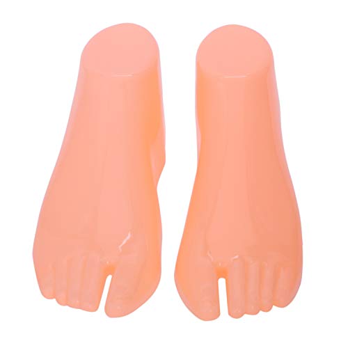 WOVELOT Pares de maniqui de pie de plastico Duro Herramientas de Modelo para Zapatos de visualizacion (los pies para Adultos)