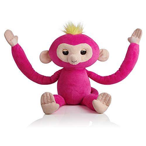 Wow Wee 3532 Fingerlings Hugs - Mono de Peluche Interactivo (Rosa Bella)