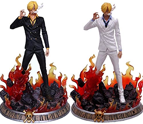 WSJYP Anime Action Doll Girl PVC 37-41 Cm, Anime One-Piece Roronoa Zoro Luffy Winsmok Sanji Series Toy Gift-38 Cm F Series Decoraciones Cade,36cm C