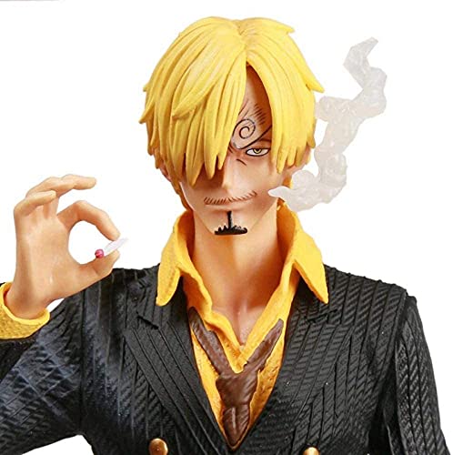 WSJYP Anime Action Doll Girl PVC 37-41 Cm, Anime One-Piece Roronoa Zoro Luffy Winsmok Sanji Series Toy Gift-38 Cm F Series Decoraciones Cade,36cm C