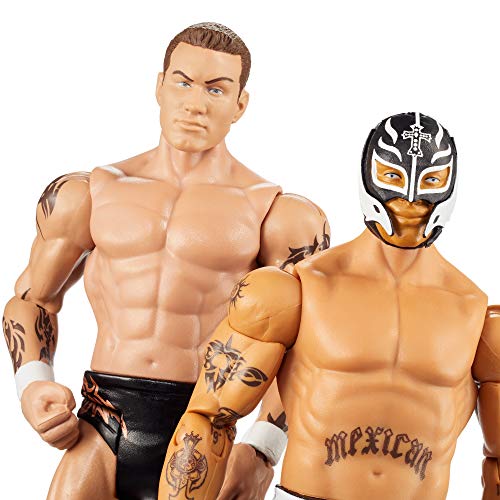 WWE Mattel GKY65 WWE Randy Orton vs Rey Mysterio Wrestlemania Paquete de 2