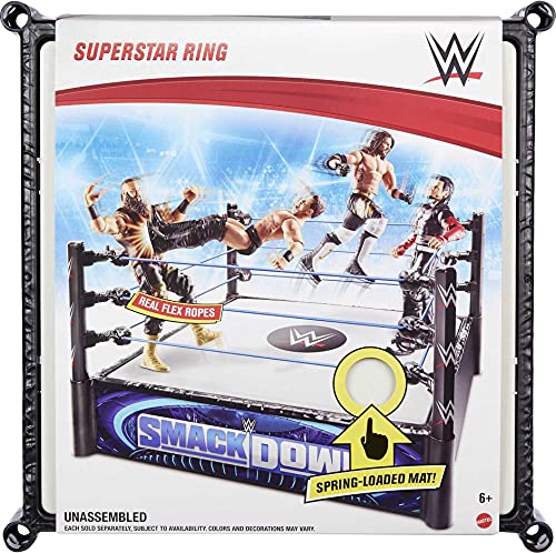 WWE Mattel- WWE Friday Night Smackdown Superstar Ring Juguete (Mattel Collectibles GVJ47)