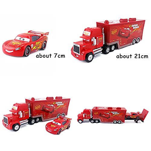 WWXX 2 unids/Set Pixar Cars 2 3 1:55 Diecast Aleación Metal Lightning Mcqueen Jackson Storm Mack Teo Camión Modelo Modelo Coche Juguete (Color : 9)