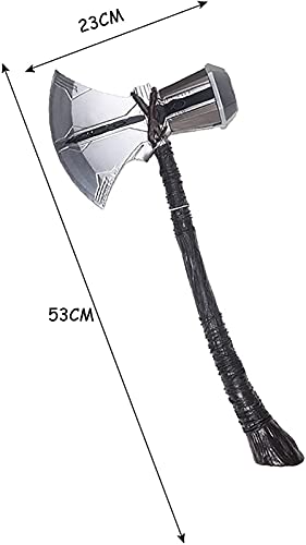 WXHJM 53X23Cm Storm Breaker Thor Hacha Hacha Thor Thunder Hammer Toy Thor's Axe Martillo Thor Halloween Toys Brithdays Gift Accesorios para Juegos de rol Películas