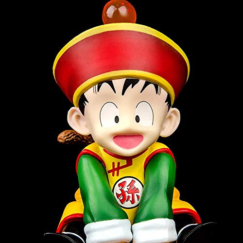 WYETDAS Dragon Ball Monkey King Figura GK Voltereta Nube Niñez Nube Wukong Estatua Figuras de acción Figura de Anime Adornos de Juguete 17CM