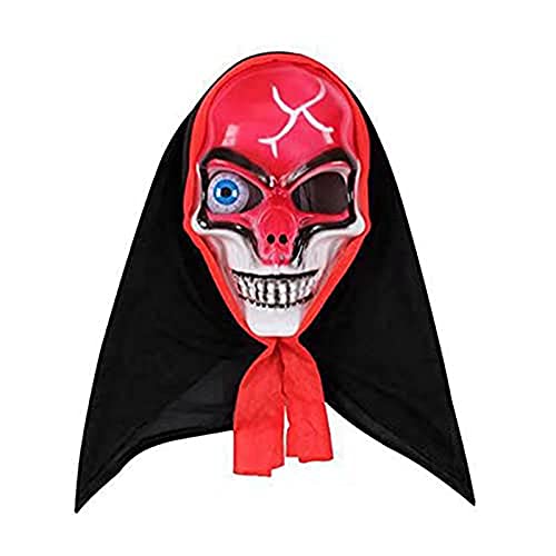 WZCLMSE Máscaras de Halloween para hombres y mujeres y calaveras para juegos de rol de Halloween.