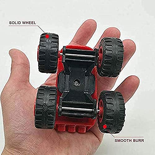 XBR 6 Piezas de Juguetes Monster Machine, Monster Cars, Dibujos Animados Seis Tipos de Llamas y Robot Monsters Bigfoot Off-Road Monster Car Niños Di - -Casting Toy Machine Gift