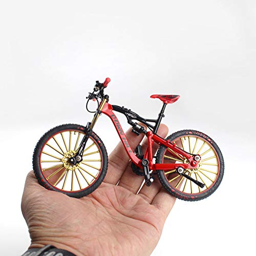 XHXseller Bicicleta de montaña vintage para niños, modelo de bicicleta de montaña en miniatura, para niños y niñas, fácil de montar, creativo, regalos de cumpleaños