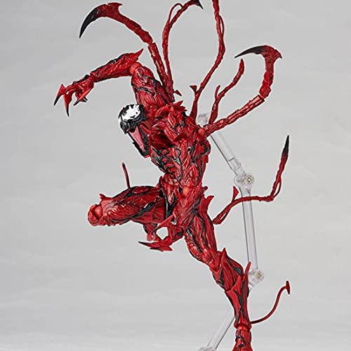 xiaomomo521 Figura De AccióN Legends Carnage Venom Figura De Anime,Figura De AccióN De Red Venom Carnage The Amazing Legends Series Carnage Joints Figura MóVil Modelo Juguetes