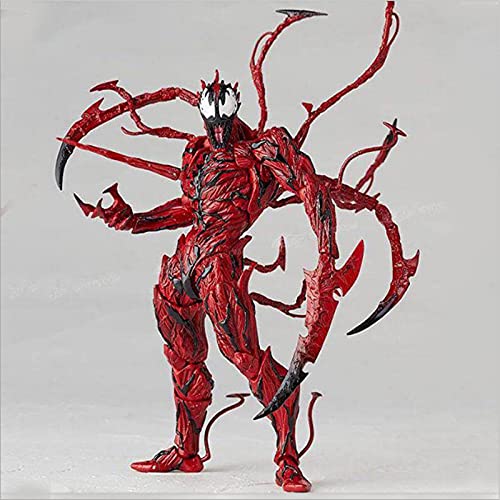 xiaomomo521 Figura De AccióN Legends Carnage Venom Figura De Anime,Figura De AccióN De Red Venom Carnage The Amazing Legends Series Carnage Joints Figura MóVil Modelo Juguetes