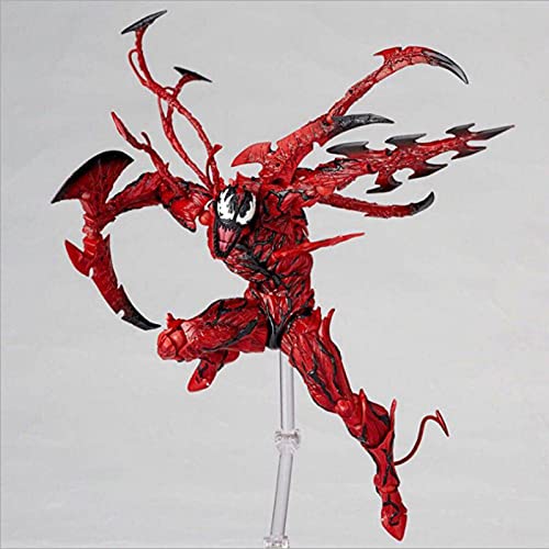 xiaomomo521 Figura De AccióN Legends Carnage Venom Figura De Anime,Figura De AccióN De Red Venom Carnage The Amazing Legends Series Carnage Joints Figura MóVil Modelo Juguetes