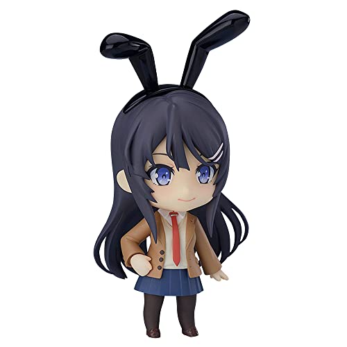 Xinchangda Rascar Does Not Dream of Bunny Girl Sakurajima Mai Figura Q Versión Figura de acción Anime Modelo de personaje Estatuas de PVC Decoración de escritorio Colección Regalos