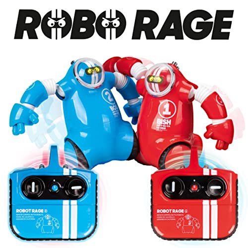 Xtrem Bots - Robo Rage, 2 Robots Luchadores, Robotica para niños 8 años o más, Boxer Robot teledirigido, Juguete Interactivo, Juguetes Stem, Bish vs Bosh