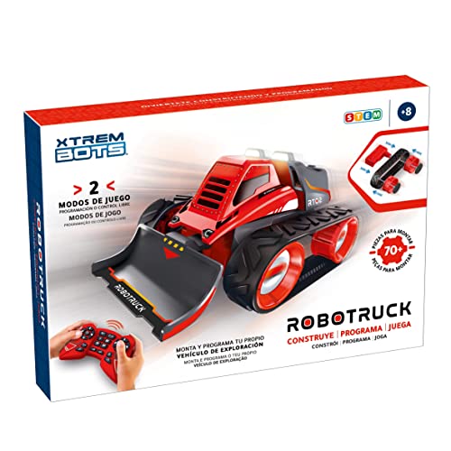 Xtrem Bots - Robotruck, Juego Robotica para Niños 8 Años O Más, Robot para Montar, Juguete Educativo, Robots Juguetes, Robótica Educativa, Coche Teledirigido