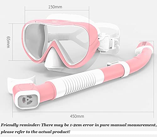 XYZLEO Gafas de Buceo Gafas Snorkel Seco Completo Kit de Snorkel Máscara de Buceo Set de Snorkel Profesional para Adultos Jóvenes Hombre Mujer