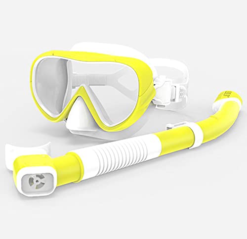 XYZLEO Gafas de Buceo Gafas Snorkel Seco Completo Kit de Snorkel Máscara de Buceo Set de Snorkel Profesional para Adultos Jóvenes Hombre Mujer