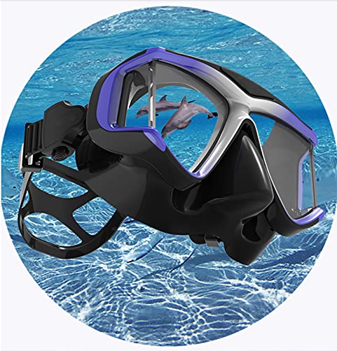 XYZLEO Gafas de Buceo Gafas Snorkel Seco Completo Kit de Snorkel Máscara de Buceo Set de Snorkel Profesional para Adultos Jóvenes Hombre Mujer