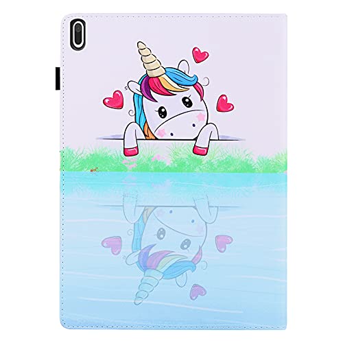 YANTAIAN Accesorios de tabletas para Lenovo Tab 4 10 Plus Dibujo de Color Funda de Cuero Horizontal Flip PU con Soporte y tragamonedas de Tarjetas y Función de desvanecimiento/desvanecimiento