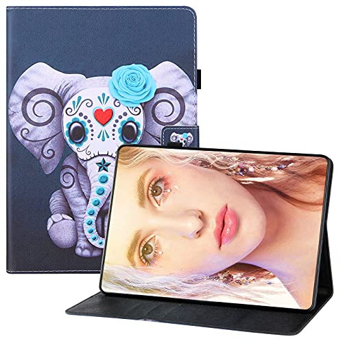 YANTAIAN Accesorios de tabletas para Lenovo Tab 4 10 Plus Dibujo de Color Funda de Cuero Horizontal Flip PU con Soporte y tragamonedas de Tarjetas y Función de desvanecimiento/desvanecimiento