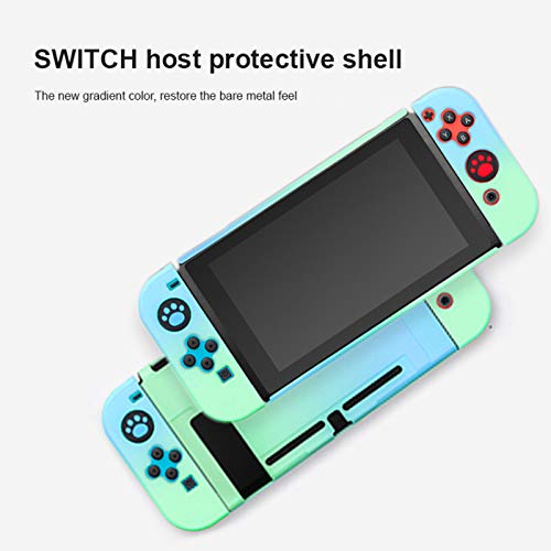 YANZHU Funda protectora para Nintendo Switch, funda delgada de TPU suave para consola NS y controladores Joy-Con, carcasa rígida de TPU