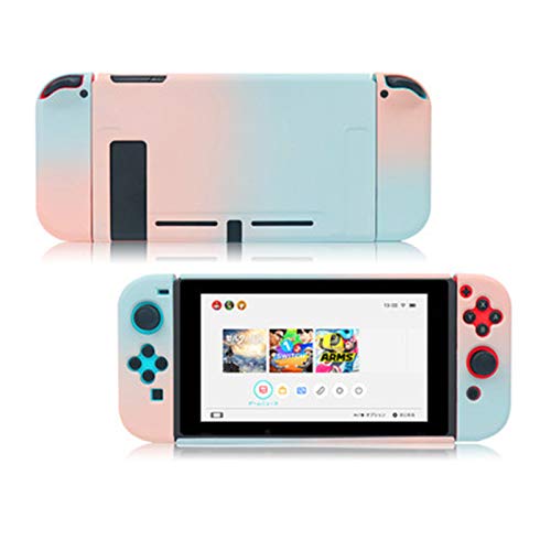 YANZHU Funda protectora para Nintendo Switch, funda delgada de TPU suave para consola NS y controladores Joy-Con, carcasa rígida de TPU