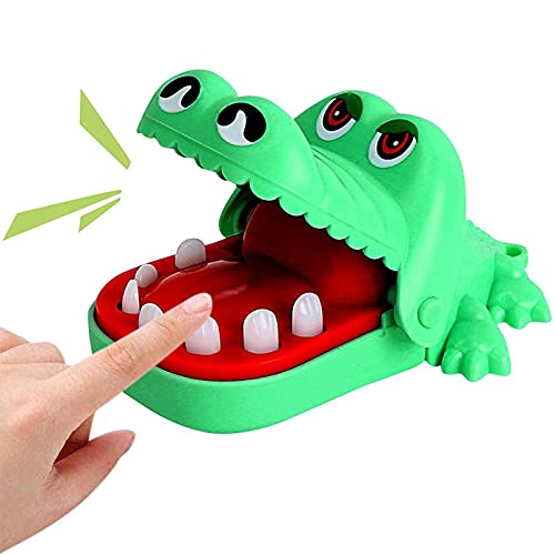 Ykop Cocodrilo Juguete Classic Boca Dentista Bite Finger Cocodrilo Muerde El Dedo Juego Familiar para Niños Juguete De Juego De Habilidad De Acción para Niños