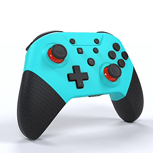 YMKT Interruptor inalámbrico Pro controlador para Switch Pro/Lite, consola de conmutador remoto Bluetooth con palanca de mando 3D, NFC, vibración, despertador, giroscopio de 6 ejes, compatible con PC