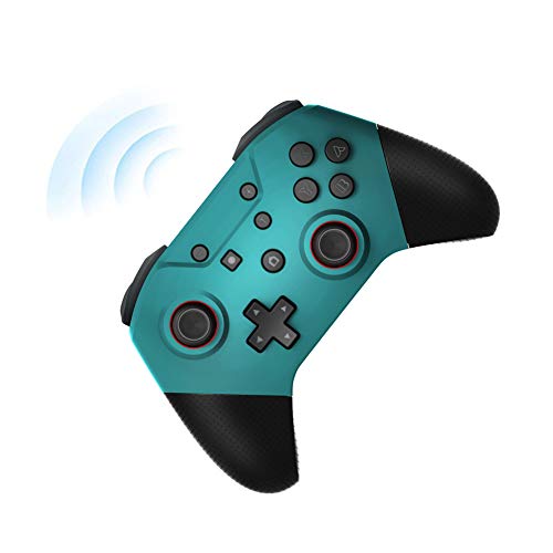 YMKT Interruptor inalámbrico Pro controlador para Switch Pro/Lite, consola de conmutador remoto Bluetooth con palanca de mando 3D, NFC, vibración, despertador, giroscopio de 6 ejes, compatible con PC