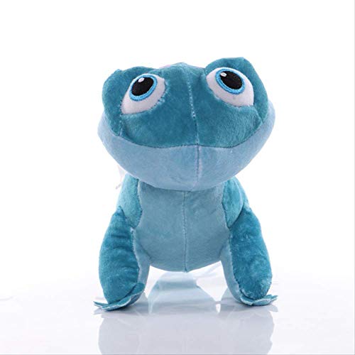 Youhj Juguetes De Peluche De Dibujos Animados para Niños Frozen 2 Elsa Olaf Toys Bruni Figurine Chameleon Boys Girls 27Cm