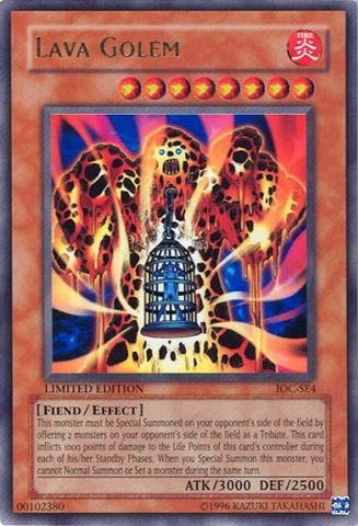 Yu-Gi-Oh! - Lava Golem (IOC-SE4) - Invasion of Chaos: Special Edition - Limited Edition - Ultra Rare by Yu-Gi-Oh!