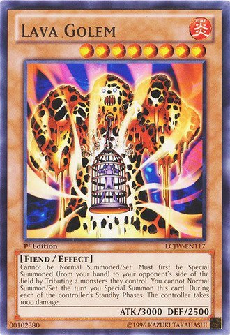 Yu-Gi-Oh! - Lava Golem (LCJW-EN117) - Legendary Collection 4: Joey's World - 1st Edition - Rare by Yu-Gi-Oh!