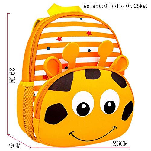 YUHUAWYH Mochilas Infantiles Niños Bebé Niñas 3D Animal 1-5 Años