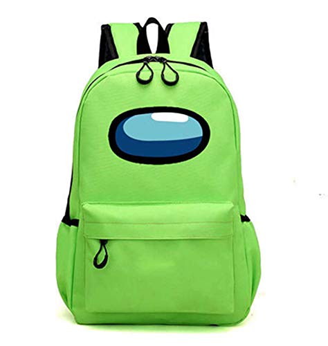 Yumenan Unisexo Mochila Bolsa Bolso de Estudiante Bolso al Aire Libre Bolsa Informal Viaje Senderismo Mochila Mochila Escolar para Fan de Among us