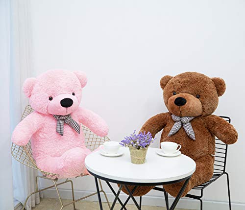 YunNasi Peluche Gigante 120cm XXL Oso Gigante Gran Oso de Peluche (120cm, Rosado)