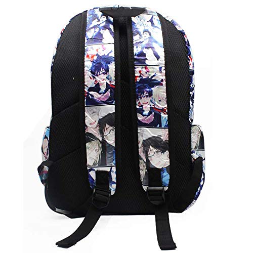 Yuri on Ice Mochila Anime Impreso Mochila Vogue Mochila Mochila de Viaje Mochila Escolar (Color : A01, Size : 33 X 15 X 46cm)