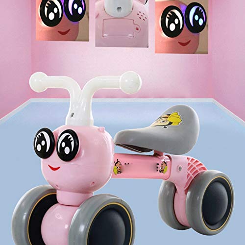 YWSZJ Coche de Equilibrio de 3 Ruedas, Scooter para niños, Andador para bebés, Cochecito sin Pedales, Cochecito de bebé, Rueda silenciosa, Coche de Juguete, Bicicleta para niños, Coche para bebés