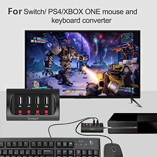 YWZQ Teclado y ratón Convertidor de Cable para Nintend Switch/para PS4 / para Xbox One Gamepad Game Controller Console Hub