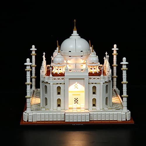 YYGE Juego de luces LED para Lego 21056, Taj Mahal (con caja de pilas, LED incluido, no Lego)