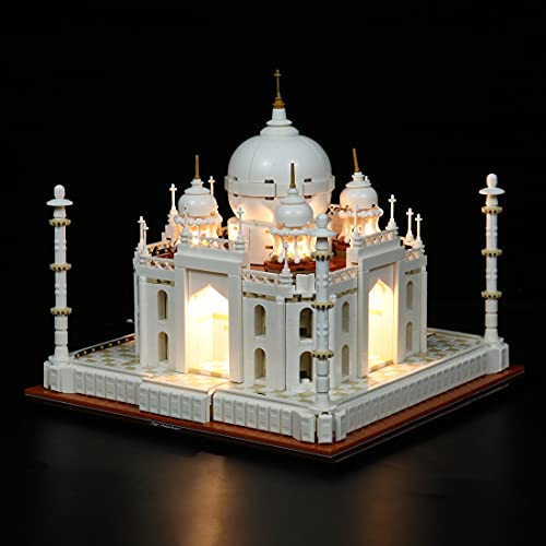 YYGE Juego de luces LED para Lego 21056, Taj Mahal (con caja de pilas, LED incluido, no Lego)