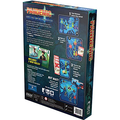 Z-Man Games Pandemic ZMG 71100, Juego de mesa de estrategia - Idioma en Inglés