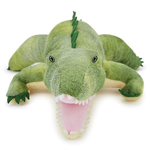 Zappi Co Niños cocodrilo de Peluche cocodrilo de Peluche de Animales de la Selva de Safari (Pequeño, 5-6 Pulgadas, 12-15CM cocodrilo) Grande para el niño recién Nacido Primer cumpleaños