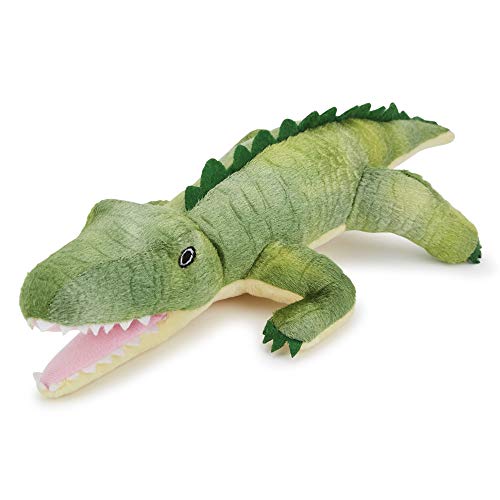 Zappi Co Niños cocodrilo de Peluche cocodrilo de Peluche de Animales de la Selva de Safari (Pequeño, 5-6 Pulgadas, 12-15CM cocodrilo) Grande para el niño recién Nacido Primer cumpleaños