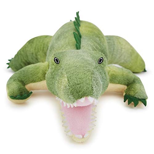 Zappi Co Niños cocodrilo de Peluche cocodrilo de Peluche de Animales de la Selva de Safari (Pequeño, 5-6 Pulgadas, 12-15CM cocodrilo) Grande para el niño recién Nacido Primer cumpleaños