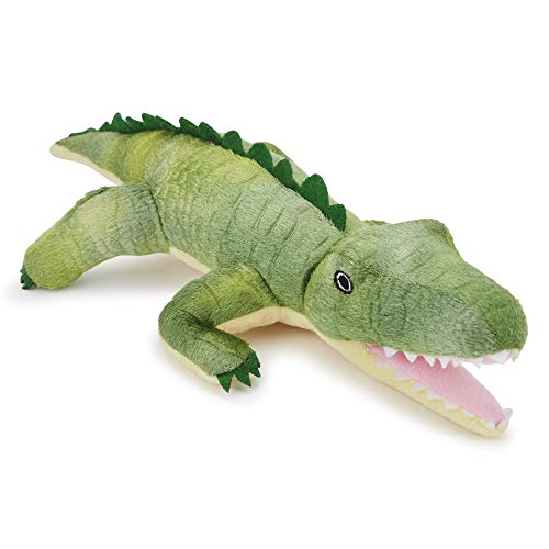 Zappi Co Niños cocodrilo de Peluche cocodrilo de Peluche de Animales de la Selva de Safari (Pequeño, 5-6 Pulgadas, 12-15CM cocodrilo) Grande para el niño recién Nacido Primer cumpleaños