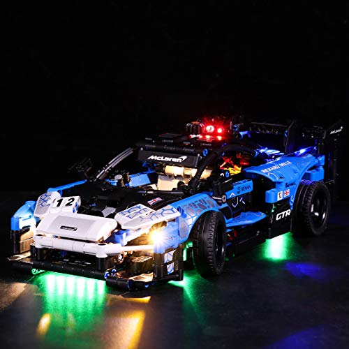 ZCXX Juego de luces LED compatibles con coches de carreras Lego 42123 Senna GTR, sin set Lego