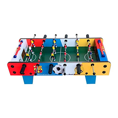 ZDAMN Futbolín De Mesa Mesa de futbolín de Mesa Compacto Mini Juego de fútbol futbolín for Adultos y niños Competencia Juegos de Mesa Juguete de Fútbol (Color, Size : 50x25x15.5cm)